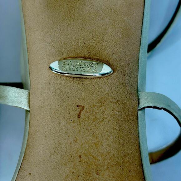 Women's Bagley Mischka Clara Embellished Block Heel Sandals Heels 7 See Videi - Picture 9 of 16